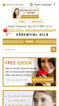 Mobile Screenshot of goldenaromatherapy.net